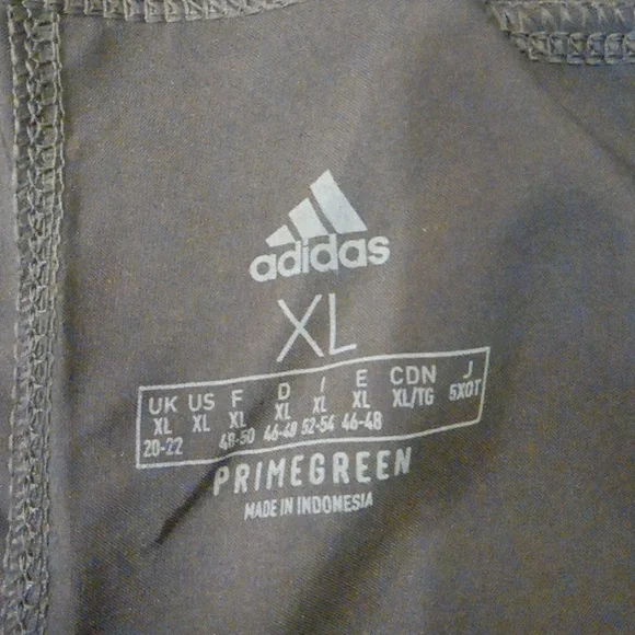 Adidas Grey Athletic Shorts Lightweight Performance - Picture 5 of 5